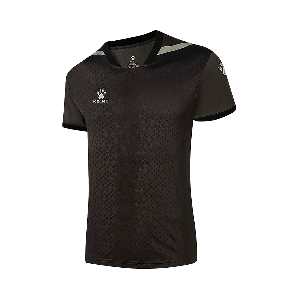 Remera de Fútbol Gris Oscuro XL