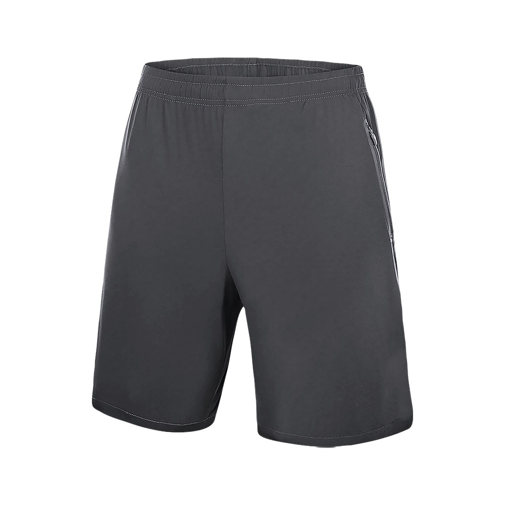 SHORT DE TELA (GRIS)
