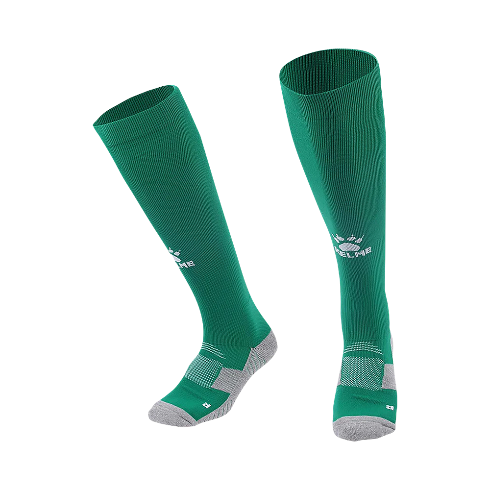 FOOTBALL LENGTH SOCKS(ADULT) GRASS GREEN/WHITE XL